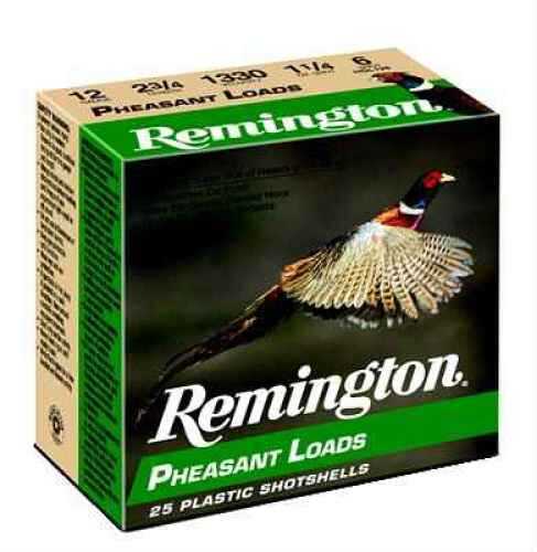 20 Gauge 2-3/4" Lead #6  1 oz 25 Rounds Remington Shotgun Ammunition
